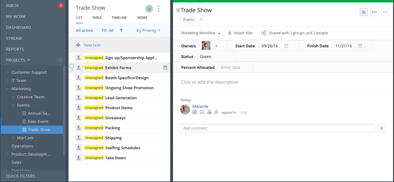 How To Build Your Own Event Planning Template In Wrike