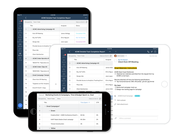 Mobile - iOS Combined Graphical Reports Tablet & Phone