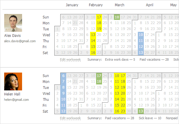 custom calendars in Wrike Enterprise for project management
