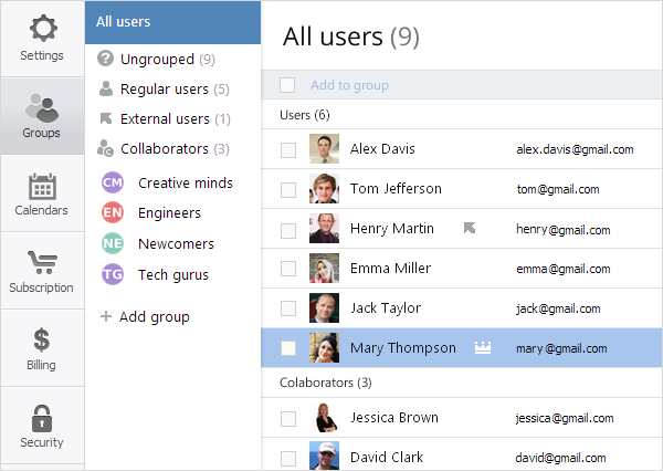 wrike enterprise user groups for project management